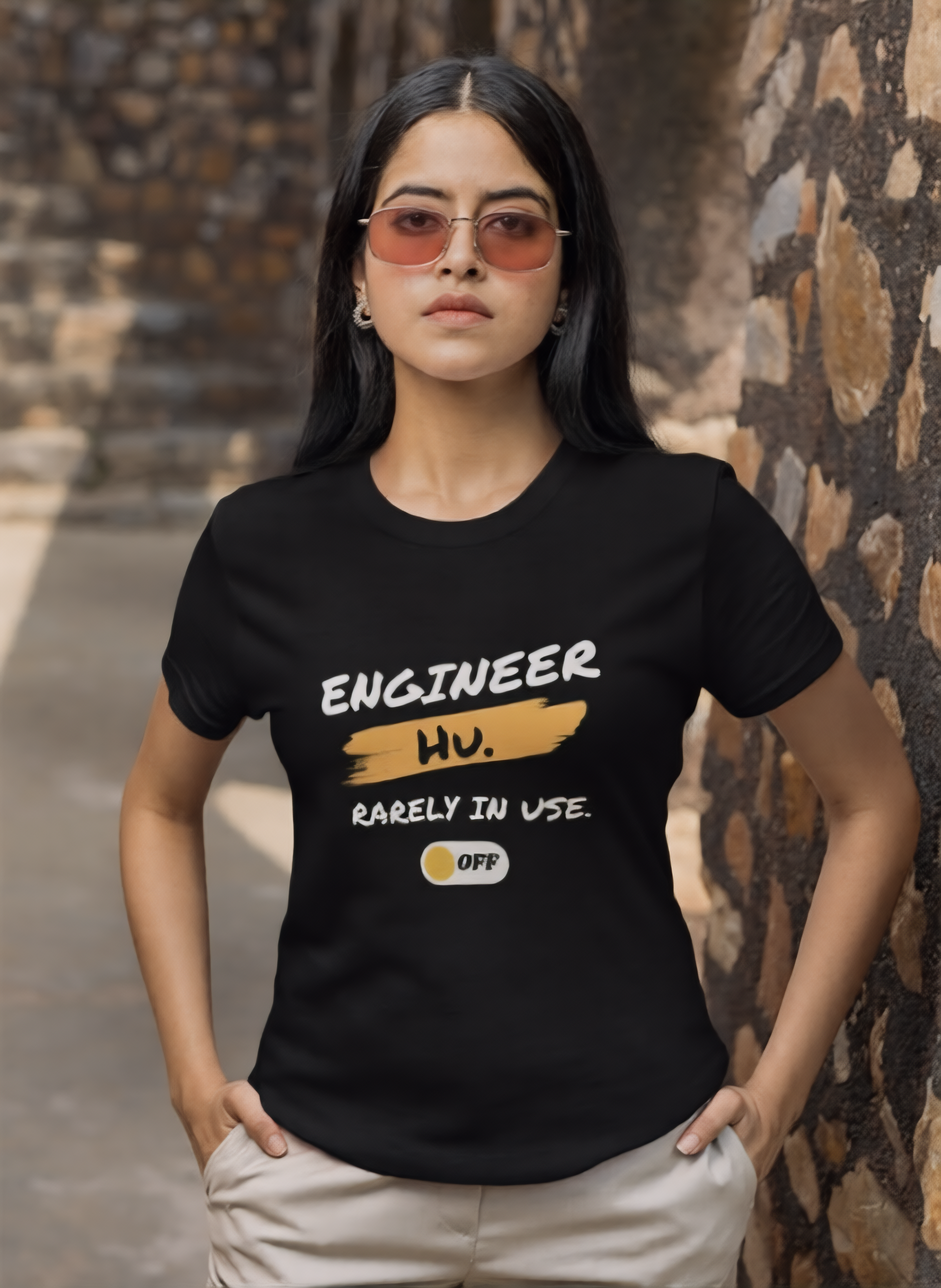 Engineer Hu. Rarely In Use. - Unisex Cotton Stretch Tee