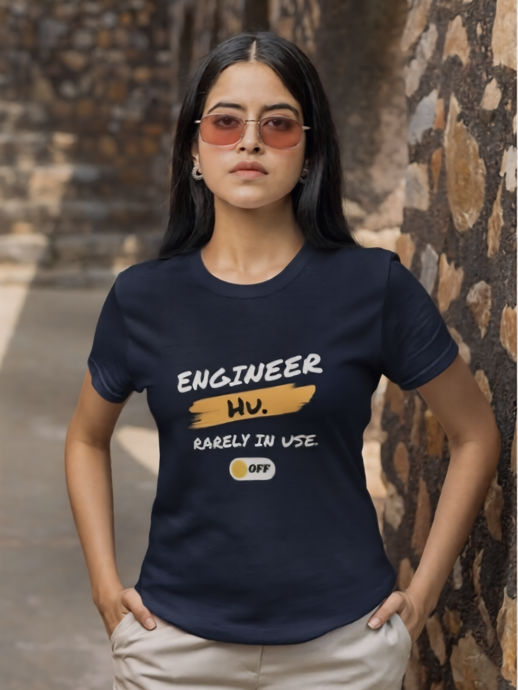 Engineer Hu. Rarely In Use. - Unisex Cotton Stretch Tee