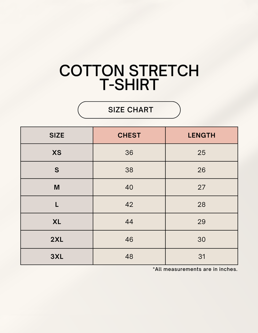 Size Chart for Parents Ne Sapne Dekhe. I Watch Reels. - Unisex Cotton Stretch Tee