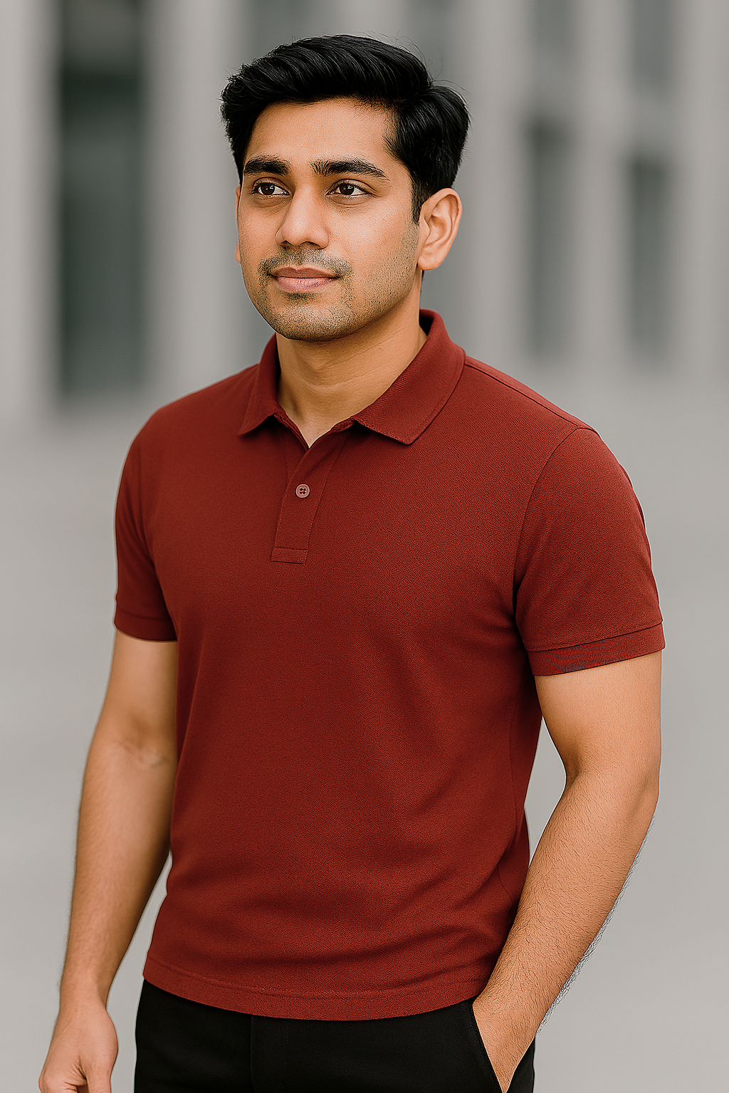 Brick Red Polo T-Shirt