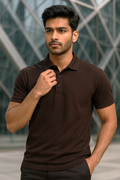 Coffee Brown Polo T-Shirt