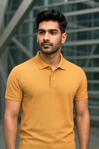 Mustard Yellow Polo T-Shirt