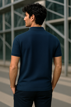 Navy Blue Polo T-Shirt