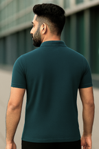 Petrol Blue Polo T-Shirt