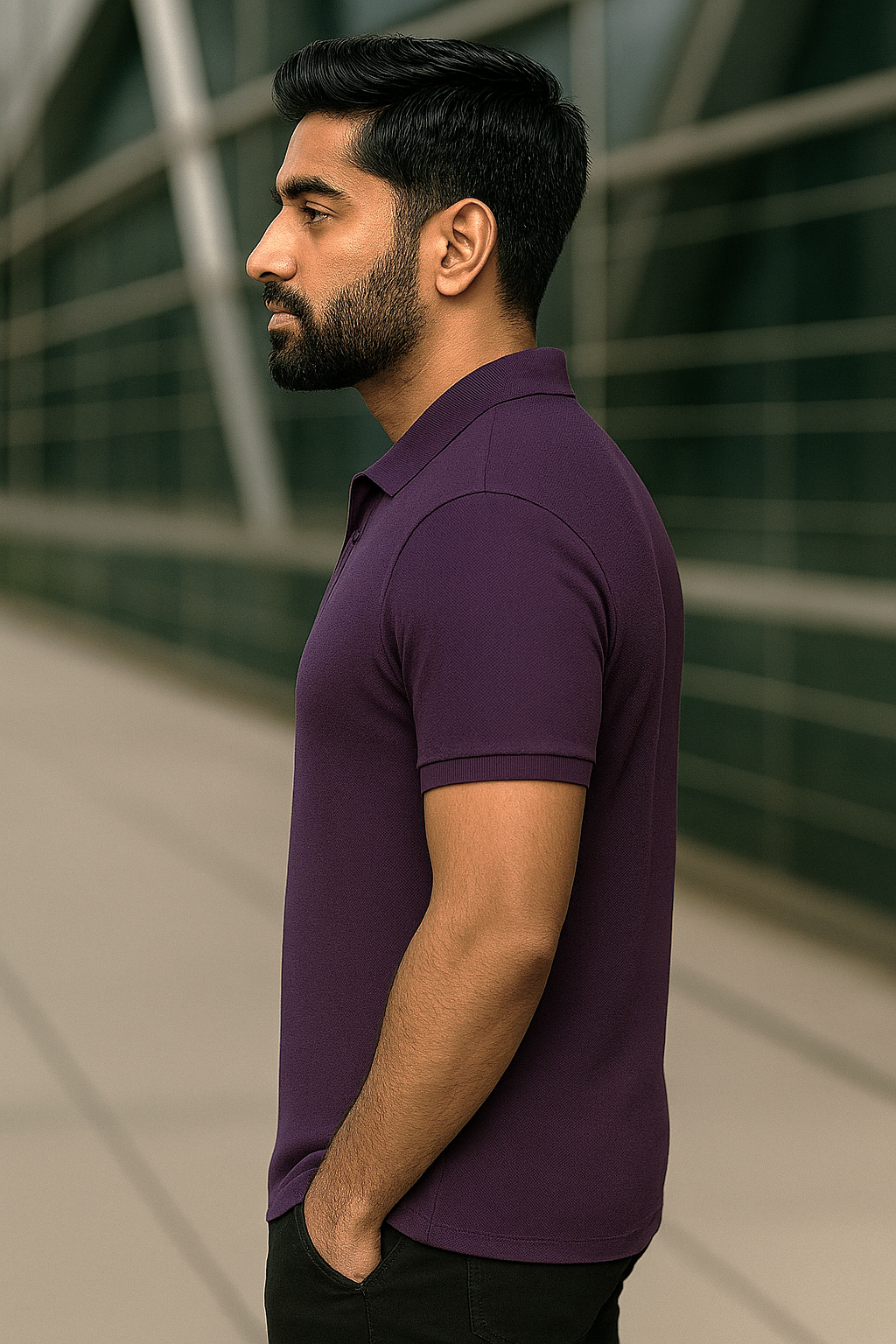 Purple Polo T-Shirt
