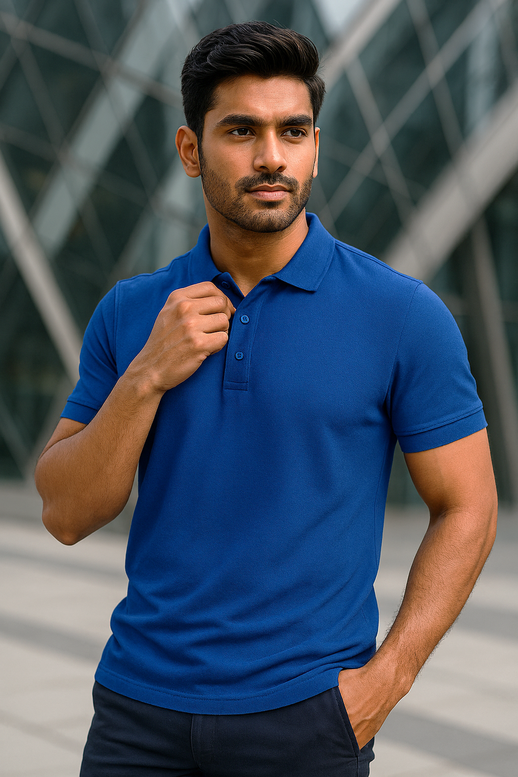 Royal Blue Polo T-Shirt