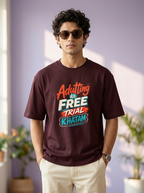 Adulting ka free trial khatam | Unisex Oversized T-Shirt