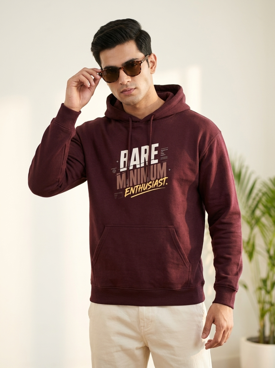 Bare minimum enthusiast. | Unisex Hoodie