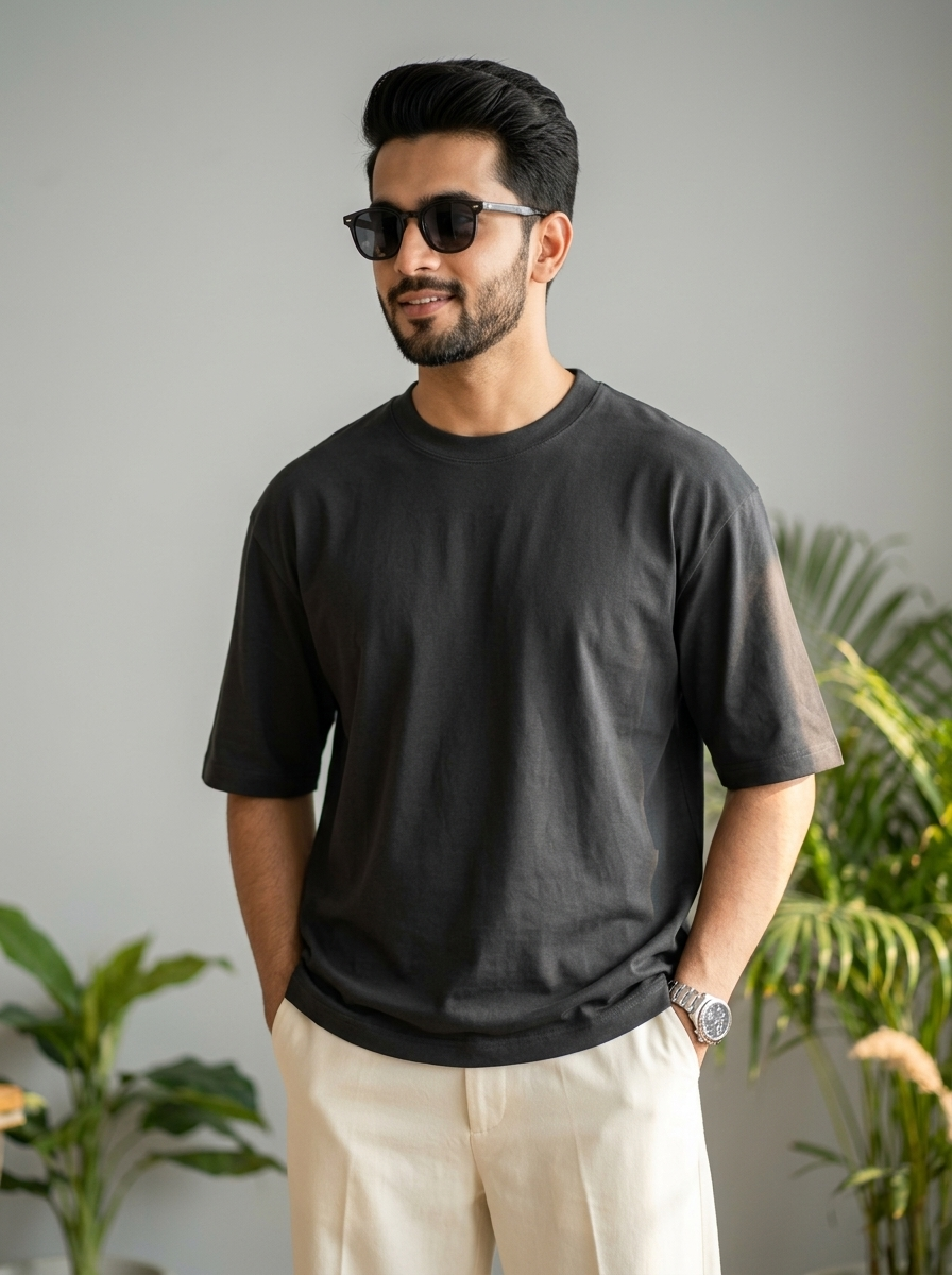 Black Unisex Oversized T-Shirt