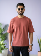 Coral Unisex Oversized T-Shirt