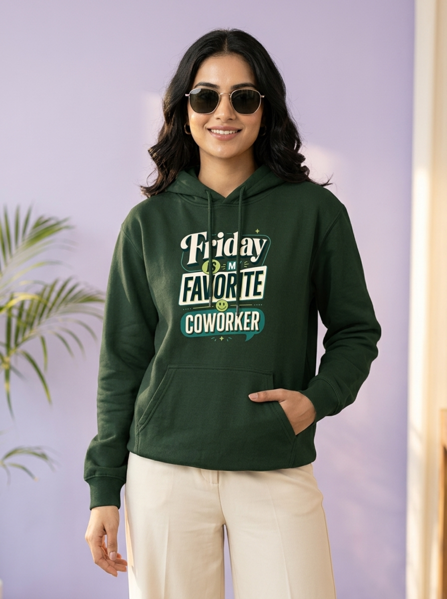 Friday is my favorite coworker | Unisex Hoodie
