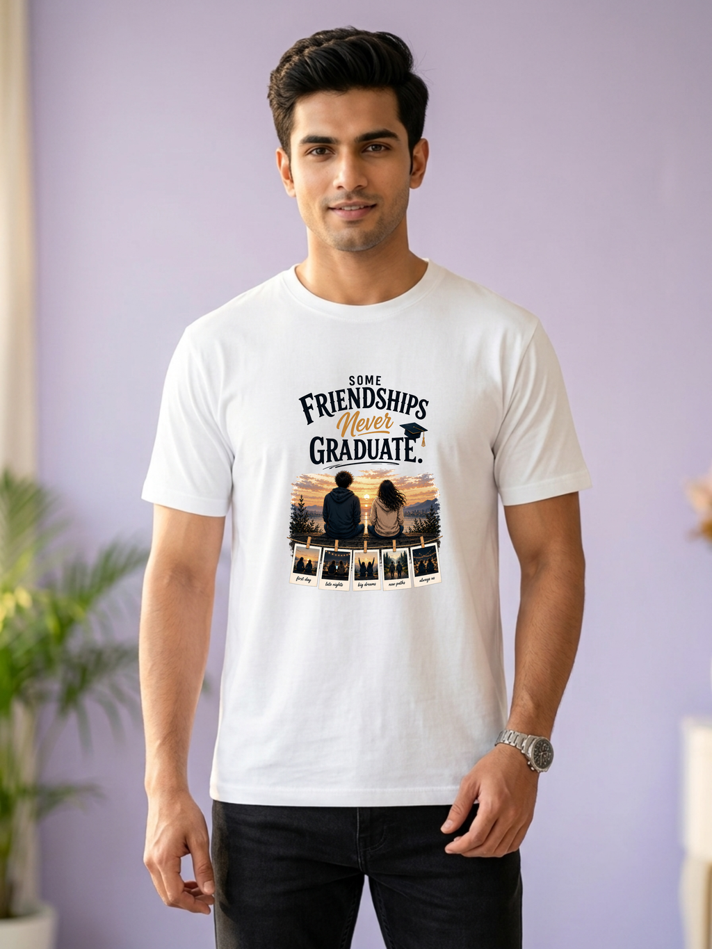 Some friendships never graduate. | Unisex T-Shirt