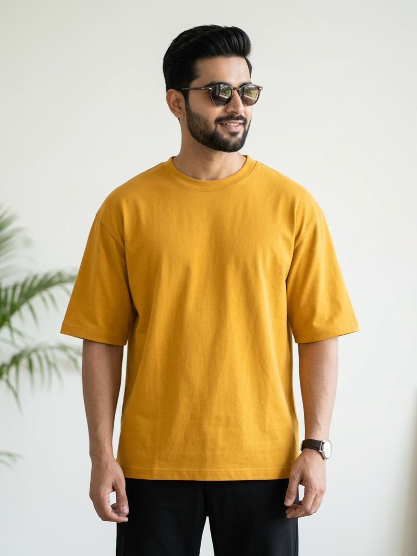 Golden Yellow Unisex Oversized T-Shirt