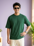 Bottle Green Unisex Oversized T-Shirt