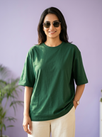 Bottle Green Unisex Oversized T-Shirt