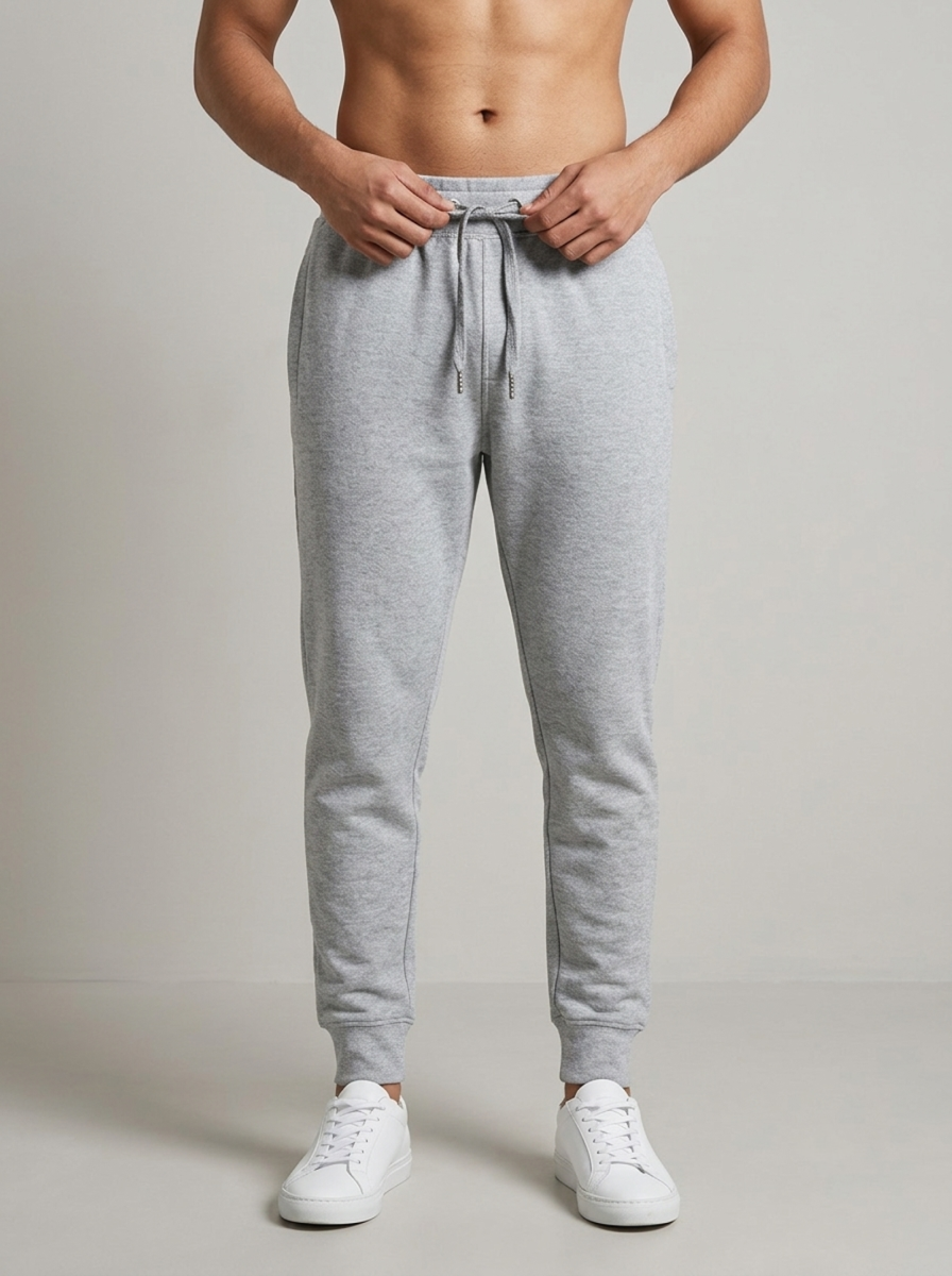 Grey Melange Unisex Joggers