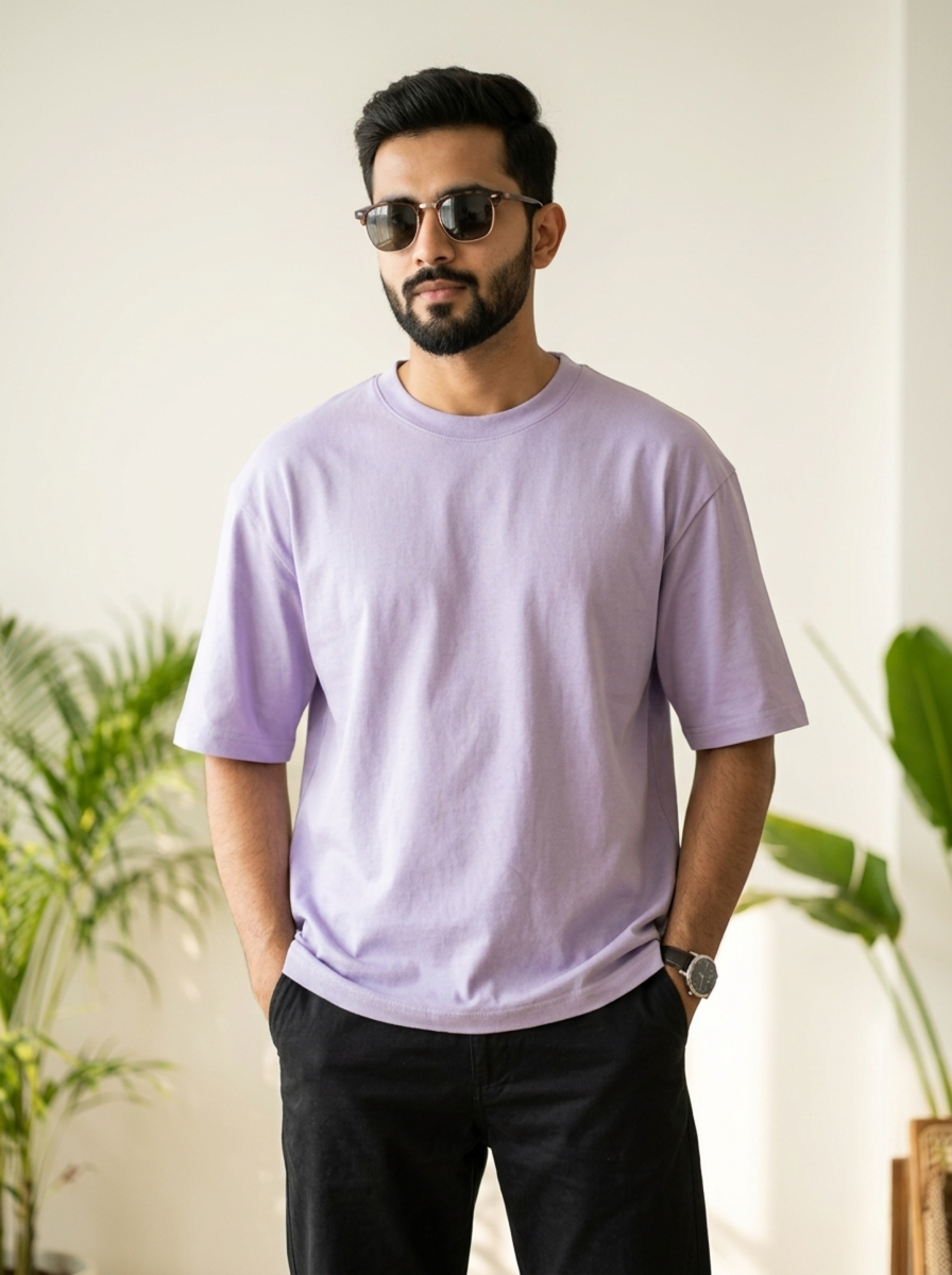 Lavender Unisex Oversized T-Shirt