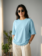 Baby Blue Unisex Oversized T-Shirt
