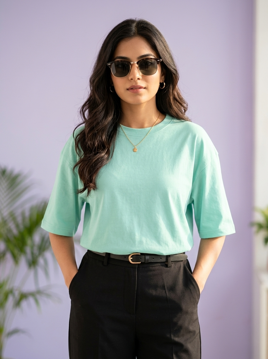 Mint Unisex Oversized T-Shirt
