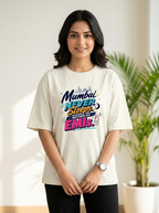 Mumbai never sleeps. Neither do EMIs. | Unisex Oversized T-Shirt