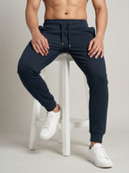 Navy Blue Unisex Joggers