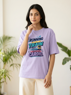 Running for the train counts as cardio. | Unisex Oversized T-Shirt