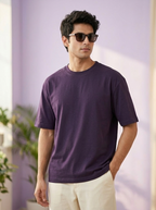 Purple Unisex Oversized T-Shirt