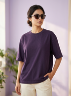 Purple Unisex Oversized T-Shirt