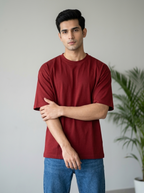 Red Unisex Oversized T-Shirt