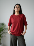 Red Unisex Oversized T-Shirt