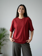 Red Unisex Oversized T-Shirt
