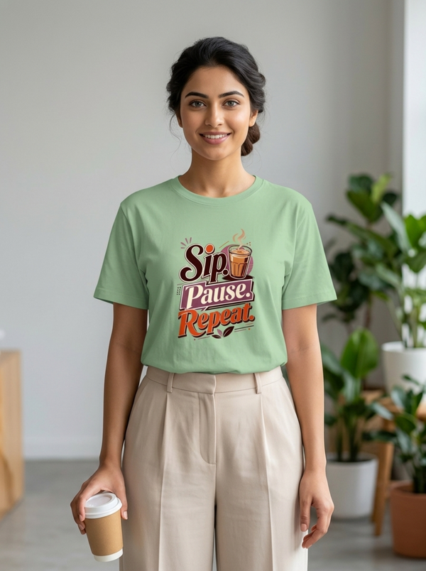 Sip. Pause. Repeat. | Unisex T-Shirt