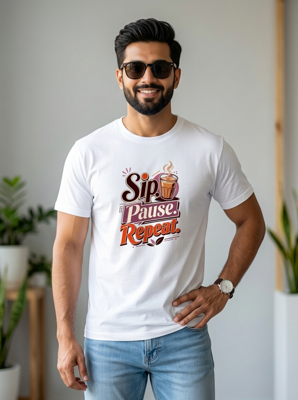 Sip. Pause. Repeat. | Unisex T-Shirt